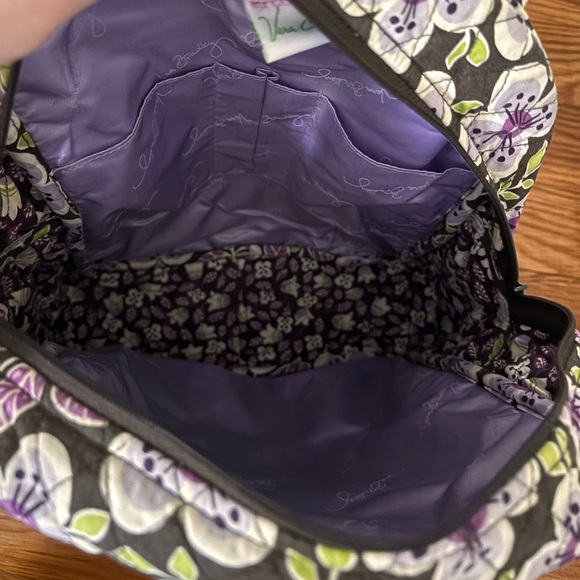 Vera Bradley Purple Patterned Backpack - Picture 5 of 5
